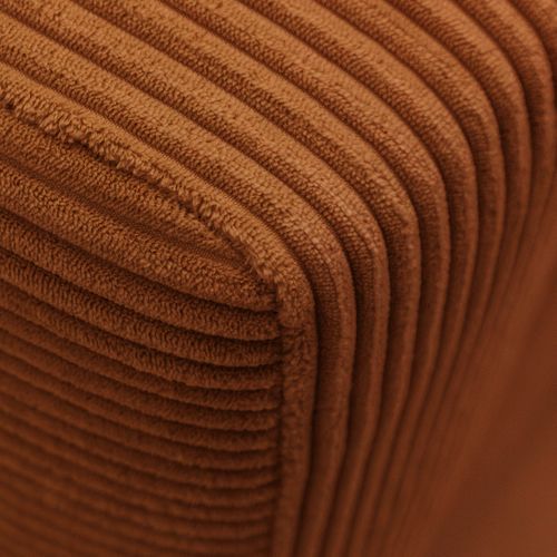 Canapé d'angle méridienne HAPPY convertible velours terrac