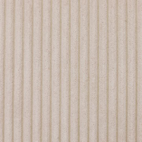 Canapé 3 places fixe ALADIN velours côtelé beige