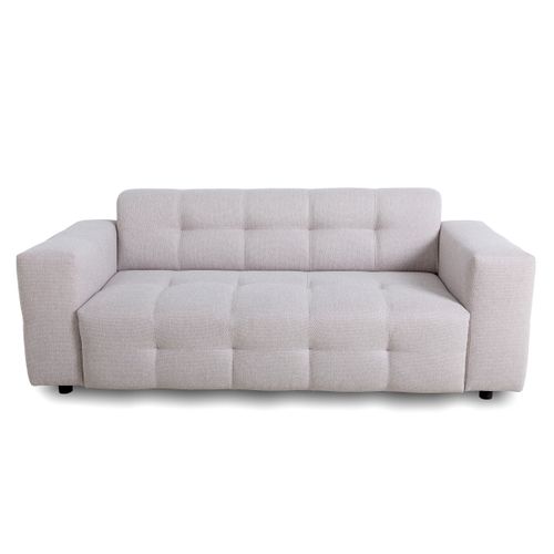 Canapé 3 places SAM tissu beige vue de face