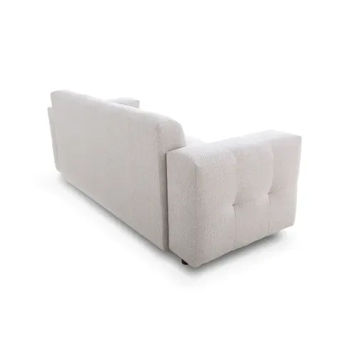 Canapé 3 places SAM tissu beige vue de derrière