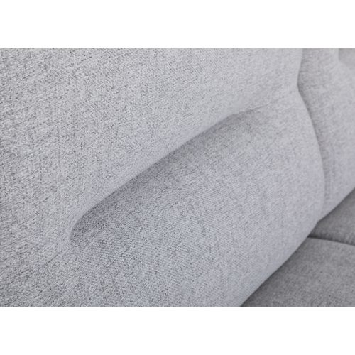 Canapé 3 places LOUIS tissu gris