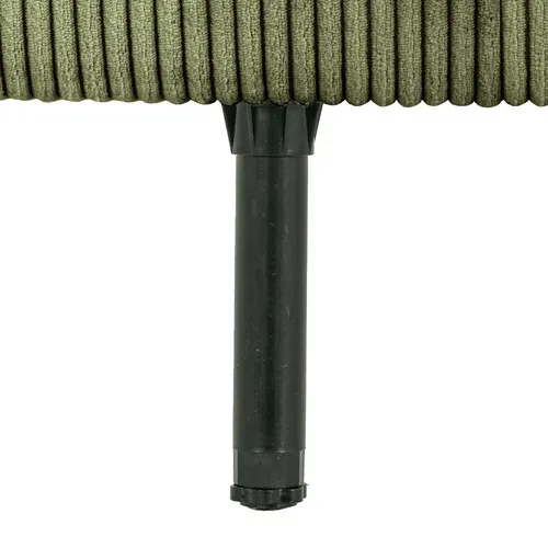 Tête de lit velours côtelé HAVANE kaki L. 163 cm vue accessoires