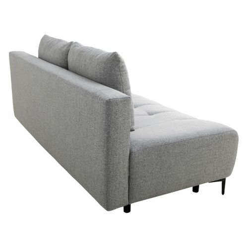 Banquette-lit 3 places ALICANTE tissu gris