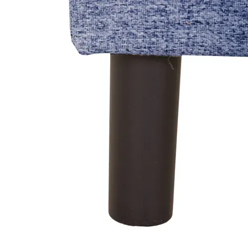 Banc coffre JAPP tissu bleu vue accessoires