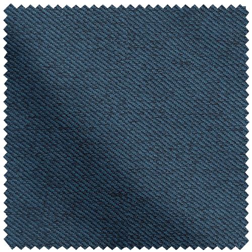 Banc coffre JAPP tissu bleu vue détaillée