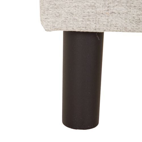 Banc coffre JAPP tissu beige vue accessoires