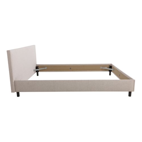 Lit 140x190 cm ARCHIE Beige vue de profil