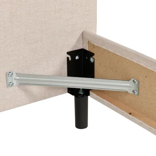 Lit 90x190 cm ARCHIE Beige vue accessoires