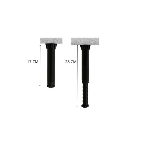 Tête de lit tissu L. 140 cm KARTY gris vue accessoires