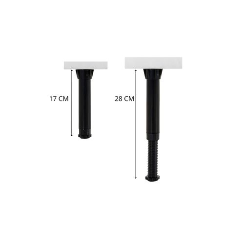 Tête de lit PU L. 160 cm KARTY blanc diamant vue accessoires