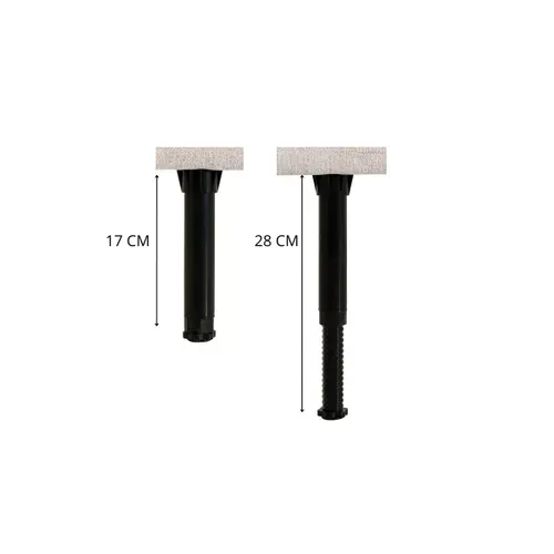 Tête de lit tissu L. 160 cm KARTY beige vue accessoires