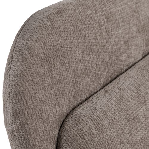 Tête de lit tissu L. 160 cm TYLA taupe vue détaillée