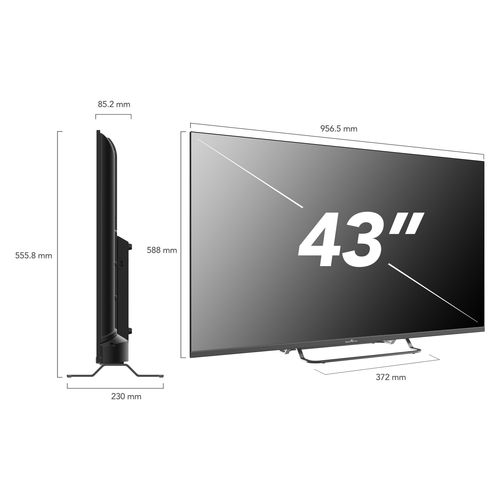 Téléviseur QLED 4k Uhd 43" (109 Cm) 43qw02v Web Os TV- 4xHDMI- 2xUSB - Dolby Vision -dolby Atmos