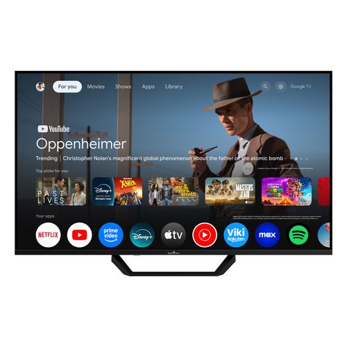 Téléviseur QLED 4k Uhd 43" (109 Cm) 43qg02v2 Google TV- 4xHDMI - 2xUSB - Hdr10- Dolby Audio 2*8 W