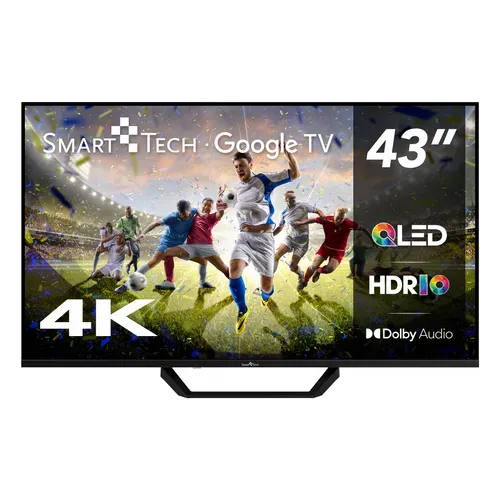 Téléviseur QLED 4k Uhd 43" (109 Cm) 43qg02v2 Google TV- 4xHDMI - 2xUSB - Hdr10- Dolby Audio 2*8 W