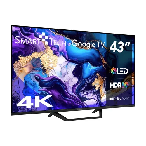 Téléviseur QLED 4k Uhd 43" (109 Cm) 43qg02v2 Google TV- 4xHDMI - 2xUSB - Hdr10- Dolby Audio 2*8 W
