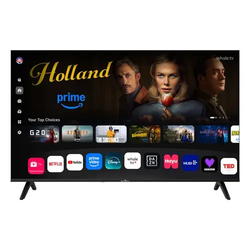 Téléviseur QLED 4k Uhd 50" (127cm) Smart TV Whale Os-50qh02k- Molotov, Netflix, Prime Video