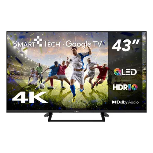 Téléviseur QLED 4k Uhd 43" (109 Cm) 43qg06v Google TV - 4xHDMI - 2xUSB - Dolby Audio - Hdr10