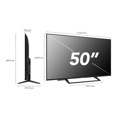 Téléviseur Qled 4k Uhd 50" (126 Cm) 50qg06k Google TV- 4xhdmi - 2xusb - Hdr 10