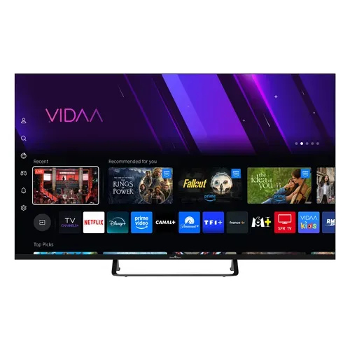 Téléviseur QLED 4k Uhd 43" (109 Cm) 43qv02v Vidaa TV - 3xHDMI - 2xUSB - Dolby Audio - Hdr10