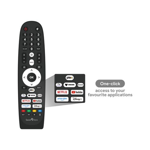 Téléviseur QLED 4k Uhd 43" (109 Cm) 43qv02v Vidaa TV - 3xHDMI - 2xUSB - Dolby Audio - Hdr10