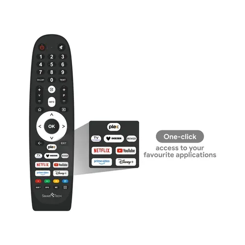 Téléviseur QLED 4k Uhd 50" (126 Cm) 50qv02k Vidaa TV- 3xhdmi - 2xusb - Hdr 10 - Dolby Audio
