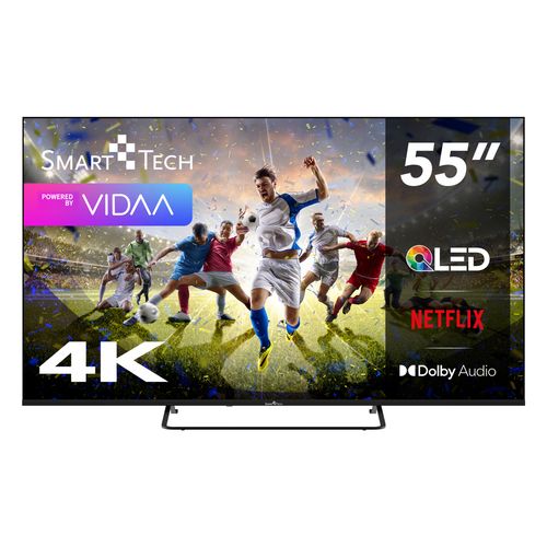 Téléviseur Qled 4k Uhd 55" (139 Cm) 55qv02k Vidaa TV- 3xHDMI - 2xUSB - HDR 10 - Dolby Audio