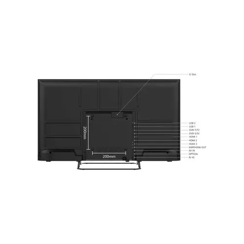 Téléviseur LED 40" (101 cm) Full HD - 40fv02v - Smart TV Vidaa - Molotov, Netflix, Prime Video