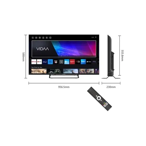 Téléviseur LED 40" (101 cm) Full HD - 40fv02v - Smart TV Vidaa - Molotov, Netflix, Prime Video