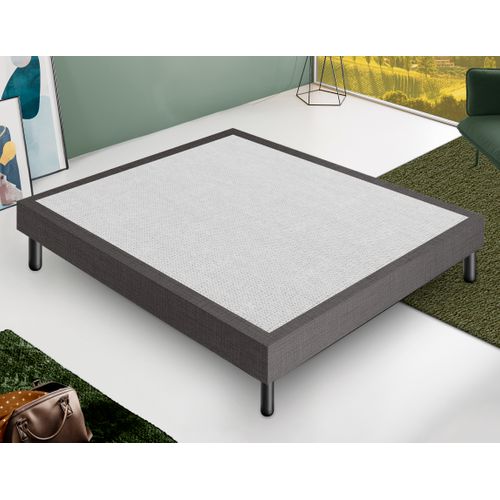 Sommier 140x190 Tapissier Déco Resistant Jusqu'à 120 Kg Par Personne