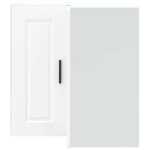 Armoire Suspendue Cuisine Riga - Bois D'ingénierie Blanc, 20x29,5x60 Cm, Charge Max 90 Kg - Gain De Place Mural - 4