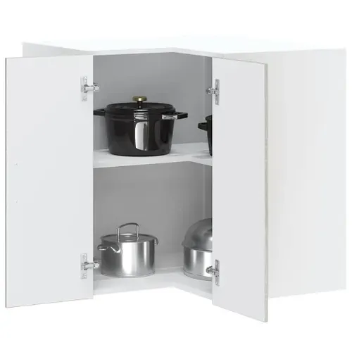 Meuble Haut De Cuisine - Armoire Murale D'angle De Cuisine De Cuisine Sonoma Gris C97
