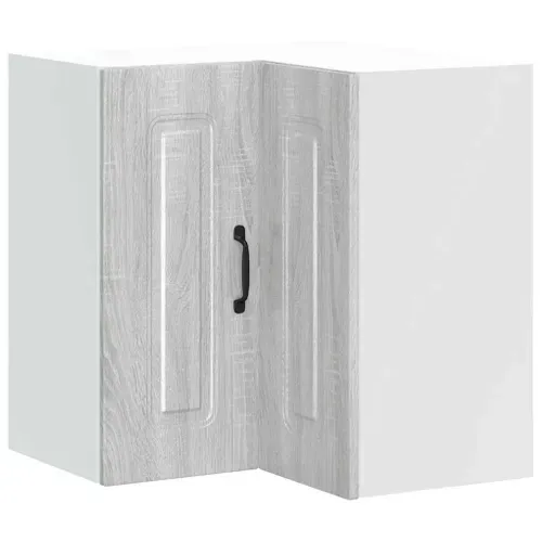 Meuble Haut De Cuisine - Armoire Murale D'angle De Cuisine De Cuisine Sonoma Gris C97
