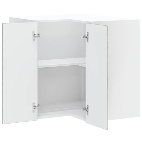 Meuble Haut De Cuisine - Armoire Murale D'angle De Cuisine De Cuisine Sonoma Gris C97