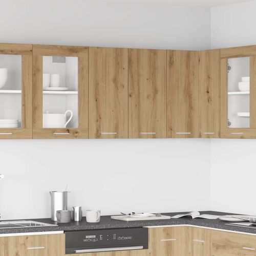 Meuble Haut De Cuisine - Armoire De Cuisine Chêne Artisanal 60x31x60 Cm C167