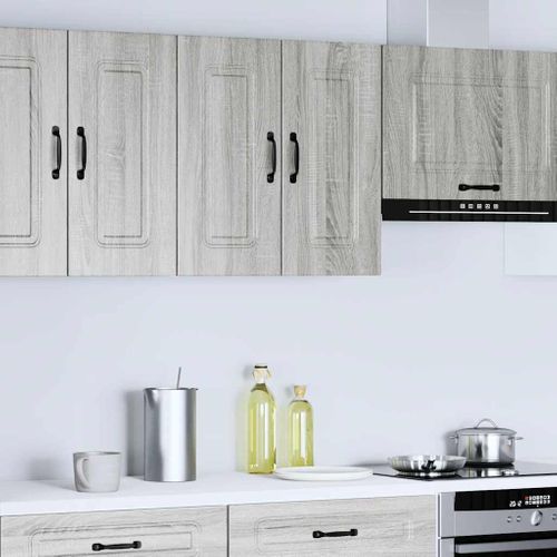 Meuble Haut De Cuisine - Armoire De Cuisine Sonoma Gris Bois D'ingénierie C228