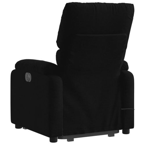 Fauteuil Relax - Fauteuil Inclinable - Fauteuil De Relaxation Électrique Noir Tissu We254