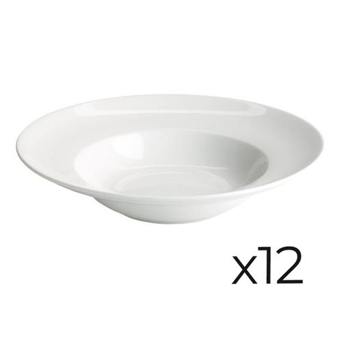 Set De 3 Assiettes Creuses En Verre Trempé KADAX - Ø23cm - Design Minimaliste & Élégant