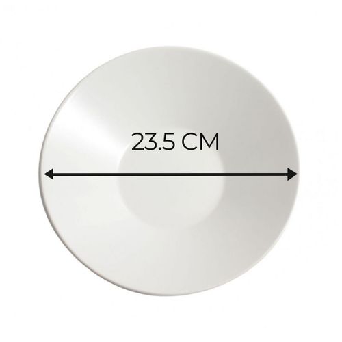 Assiettes à dessert en porcelaine blanche bon marché - Disponible en gros