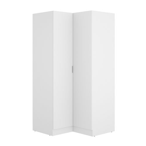 Armoire dressing d'angle Coloris Blanc