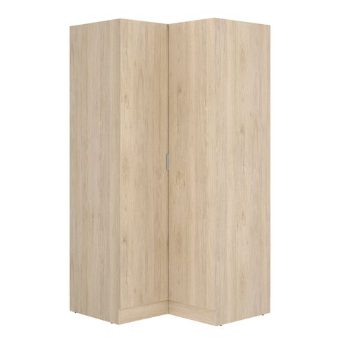 Armoire Dressing D'angle avec 2 portes Coloris Chêne