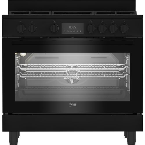 Piano De Cuisson Beko Bgm11226eb 5 Foyers Noir