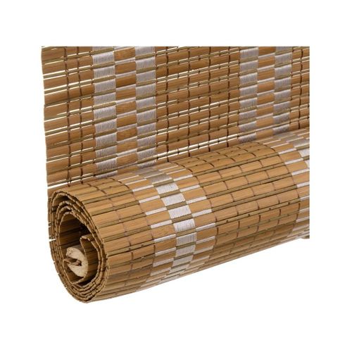 Store Rideau En Bambou Avec Enroulement Manuel,coloris Naturel-l 160 X P 2,50 X H 180 Cm
