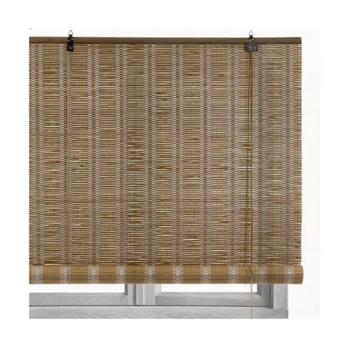 Store Rideau En Bambou Avec Enroulement Manuel,coloris Naturel-l 160 X P 2,50 X H 180 Cm