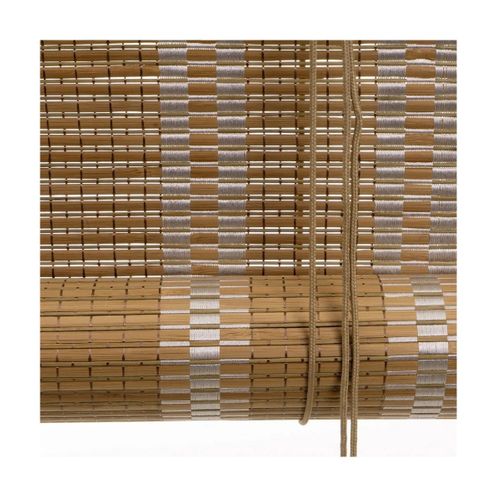 Store Rideau En Bambou Avec Enroulement Manuel,coloris Naturel-l 160 X P 2,50 X H 180 Cm
