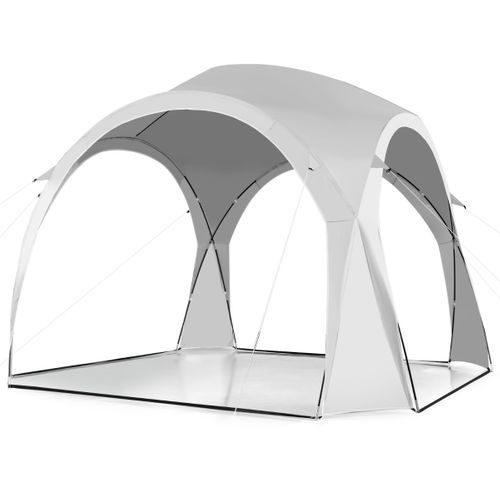 Tente Grand Tonnelle Solaire 6-8 Personnes 327x327 Cm Pour Camping Jardin Pique-nique Pêche