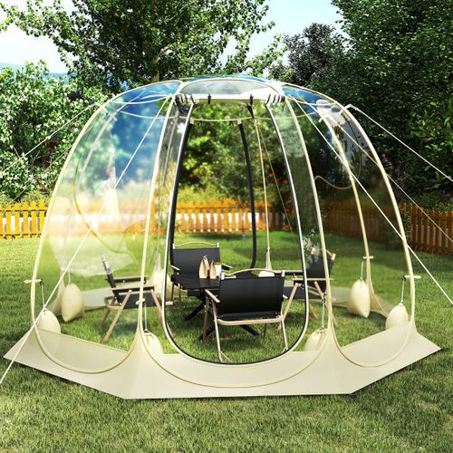 Tente Bulle Popup Transparent En Pvc 265x265cm Résistant Aux — free download