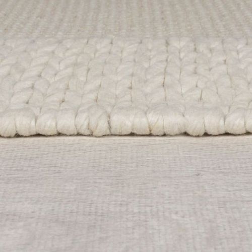 Tapis De Salon Pilat En Laine - Beige - 200x290 Cm