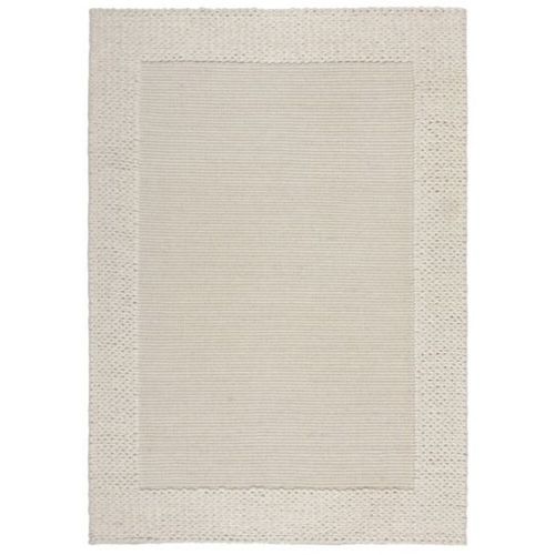 Tapis De Salon Pilat En Laine - Beige - 200x290 Cm