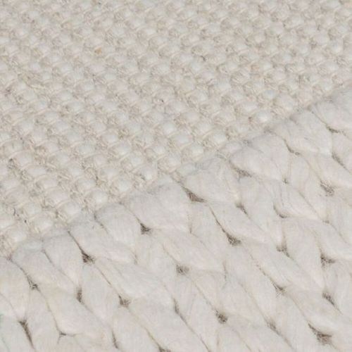 Tapis De Salon Pilat En Laine - Beige - 200x290 Cm